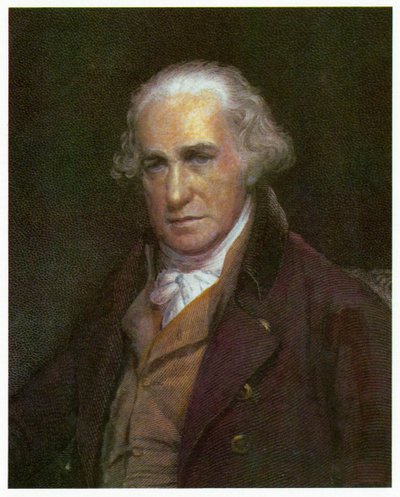 Portret van James Watt, ca. 1788 door English School